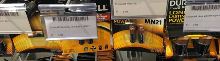 TIME TO CHANGE THOSE BATTERIES