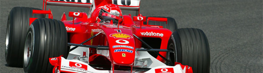 SEVEN TIME WORLD FORMULA CHAMPION MICHAEL SCHUMACHER