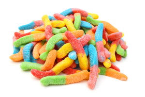 GUMMY WORM DAY…CHEWY, FRUITY, WORMY TREATS