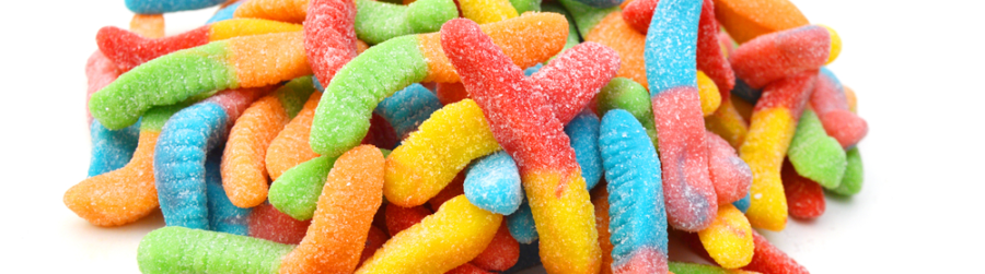 GUMMY WORM DAY…CHEWY, FRUITY, WORMY TREATS