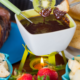CHOCOLATE FONDUE DAY, CHOICES ARE POT OR FOUNTAIN