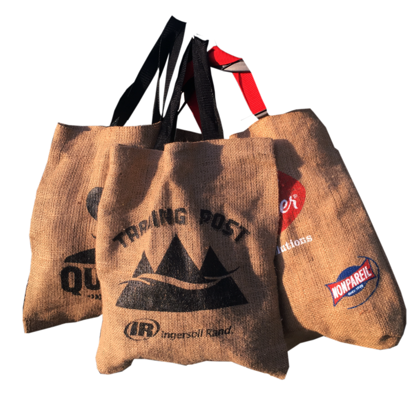 BURLAP TOTES MADE IN THE USA CHILL FACTOR PERFORMANCE
